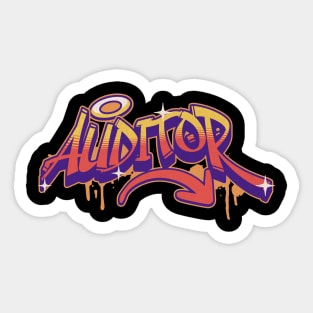 Auditor - Street Art Style Sticker